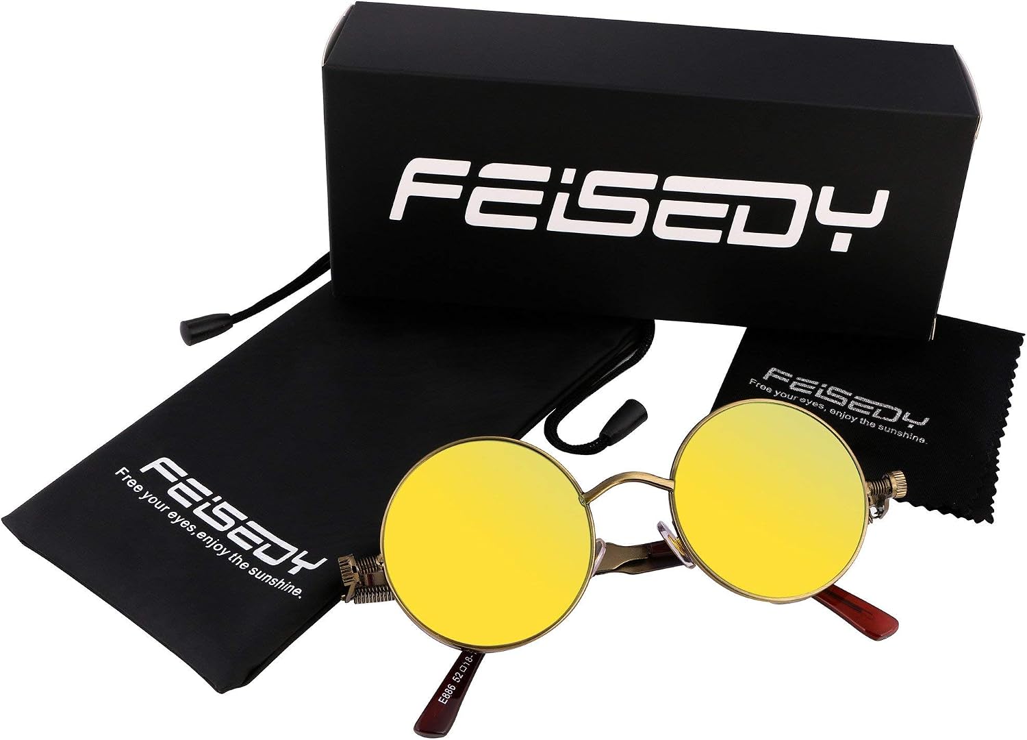 商品图片 56 | B06XY36GDW | FEISEDY Retro Gothic Steampunk Sunglasses For Men Women