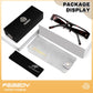 商品图片 12 | B0GY48FJF1 | FEISEDY Chic Semi Rimless Blue Light Glasses for Women B0431