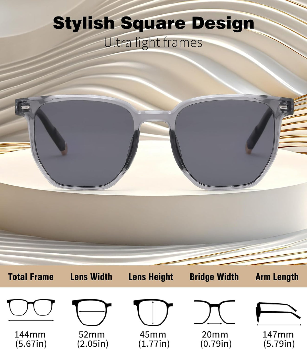 ÉÌƷͼƬ 38 | B0F58QMH7Q | FEISEDY Retro Square Sunglasses Women Men Trendy Rectangle Shades Vintage Sun Glasses B0274
