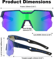 ÉÌƷͼƬ 25 | B0DPX8G9RG | FEISEDY Polarized Sports Sunglasses for Men and Women,UV400 Baseball Sunglasses Youth Cycling Softball Goggles B0206