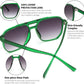 商品图片 99 | B09J8999GR | FEISEDY Retro Square Aviator Sunglasses Women Men 70s Vintage Trendy Plastic Frame Sun Glasses B2835