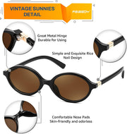 ÉÌƷͼƬ 73 | B0DTHVTKB5 | FEISEDY Retro Oval Sunglasses for Women 90s Narrow Round Lightweight Shades Y2k Trendy Sunnies B1171