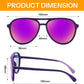 商品图片 17 | B0FY6J455M | FEISEDY Polarized Aviator Sunglasses for Men Women Trendy Sports B0324 | 100% UV400 protection, HD TAC lenses, Lightweight & durable, Driving, Hiking, Fishing, 50% recycled materials