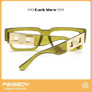 ÉÌƷͼƬ 21 | B0GQZ4LZK8 | FEISEDY Retro Trendy Rectangle Blue Light Glasses for Women Men B0365