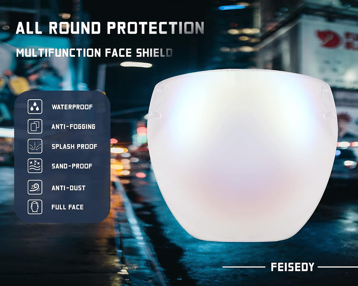 商品图片 57 | B097Y3FQJJ | FEISEDY Full Face Shield Sunglasses – Anti-Fog UV400 Mirror Visor