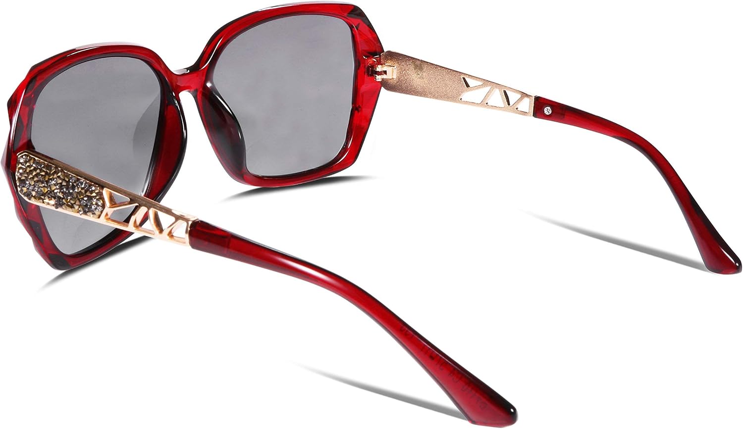 商品图片 35 | B079GT4RXH | FEISEDY Polarized Women Square Sunglasses Sparkling Composite Shiny Frame B2289