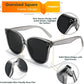 商品图片 18 | B0871BKMTN | FEISEDY Oversized Polarized Sunglasses - UV400 Protection, Square Fashion Sun Glasses for Outdoor & Daily B2600
