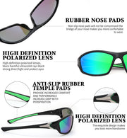 ÉÌƷͼƬ 14 | B09CT4VMCM | FEISEDY Classic Men Polarized Sports Sunglasses Night Driving Yellow Lenses Cycling Fishing Driving Glasses B2674