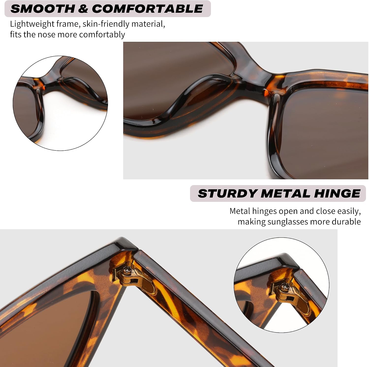 商品图片 32 | B0CYZG81R8 | FEISEDY Retro Cat Eye Sunglasses for Women UV400 Protection Small Vintage Chic Shades B0132