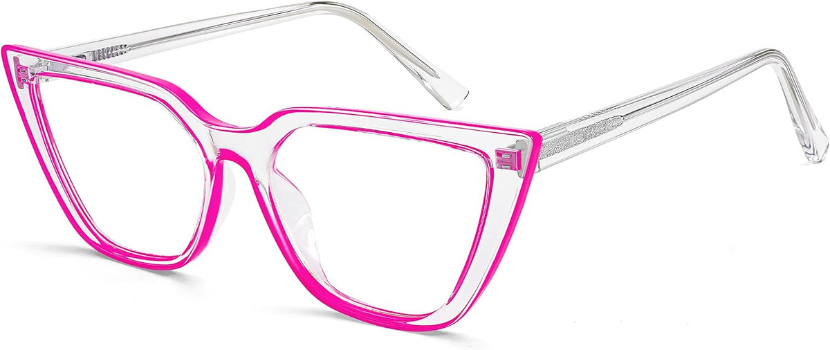 ÉÌƷͼƬ 38 | B0BHT5M418 | FEISEDY Women Cat Eye Blue Light Blocking Glasse Frame Fake Nerd Clear Square Computer Eyewear Anti Eyestrain B2353