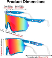 ÉÌƷͼƬ 22 | B0FL29WPXL | FEISEDY Sports Sunglasses for Men Women Youth Baseball Cycling Running Softball Biking Glasses B0305