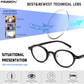 商品图片 3 | B0GZPJSP52 | FEISEDY Retro Small Oval Reading Glasses for Men Women Blue Light Blocking Computer Readers B1663