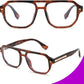 商品图片 9 | B0FHKFDMDZ | FEISEDY Aviator Blue Light Glasses for Men Women, Retro 70s Style Design TR90 Anti Glare Digital Eyestrain & Daily Wear B0284