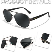 ÉÌƷͼƬ 35 | B0BXXC6Y74 | FEISEDY Classic Aviator Sunglasses for Women Pilot Polarized Sunglasses Men UV400 Protection for Driving Fishing Golf B4109