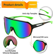 ÉÌƷͼƬ 23 | B0D5D4T92Q | FEISEDY Sports Sunglasses for Men and Women,Oversized One Piece Reflective Lens Cycling Sunglasses B0178