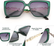 ÉÌƷͼƬ 25 | B08HVPGJW5 | FEISEDY Sunglasses Womens Trendy, Oversized Square Shades, Pearl Inlay Cat Eye Frame UV400 Protection B2625