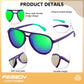 商品图片 33 | B0FY6J455M | FEISEDY Polarized Aviator Sunglasses for Men Women Trendy Sports B0324 | 100% UV400 protection, HD TAC lenses, Lightweight & durable, Driving, Hiking, Fishing, 50% recycled materials