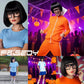 商品图片 5 | B0DFY73V8M | FEISEDY Square Oversized Blue Light Glasses Thick Fake Eyewear Frame for Women Men Nerd Glasses Costume Accessories B0241