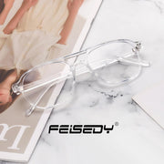 ÉÌƷͼƬ 13 | B0CY2LFJP7 | FEISEDY Blue Light Blocking Glasses Women Men Square Computer Lightweight Pilot Glasses Anti Eyestrain & UV Glare B0141