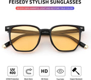 ÉÌƷͼƬ 26 | B0F58QMH7Q | FEISEDY Retro Square Sunglasses Women Men Trendy Rectangle Shades Vintage Sun Glasses B0274