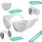 商品图片 14 | B0BQBWYZF6 | FEISEDY Trendy Y2k Sunglasses Women Men Oversized Shield Sunglasses Fashion Wrap Around Futuristic Glasses B2359