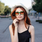 商品图片 60 | B0B5V7T75J | FEISEDY Retro Trendy Rectangle Sunglasses Women Men Narrow Shades B2322
