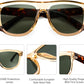 商品图片 16 | B0D8JDCTKS | FEISEDY Square Sunglasses for Women Men Unisex Curved Style Shades Designer Sun Glasses B0214