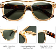 ÉÌƷͼƬ 16 | B0D8JDCTKS | FEISEDY Square Sunglasses for Women Men Unisex Curved Style Shades Designer Sun Glasses B0214