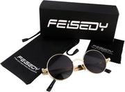 ÉÌƷͼƬ 15 | B06XY36GDW | FEISEDY Retro Gothic Steampunk Sunglasses For Men Women