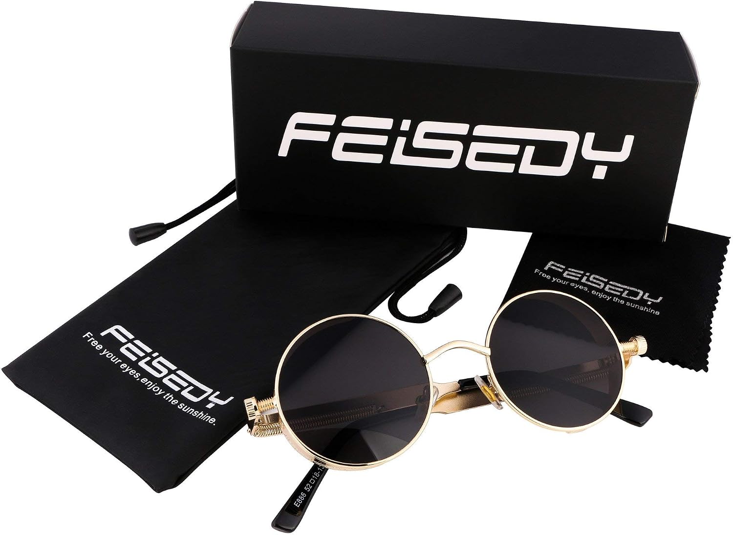 商品图片 15 | B06XY36GDW | FEISEDY Retro Gothic Steampunk Sunglasses For Men Women