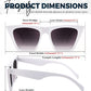 商品图片 110 | B0C5378735 | FEISEDY Vintage Square Cat Eye Sunglasses Women Trendy Cateye Sunglasses B2473