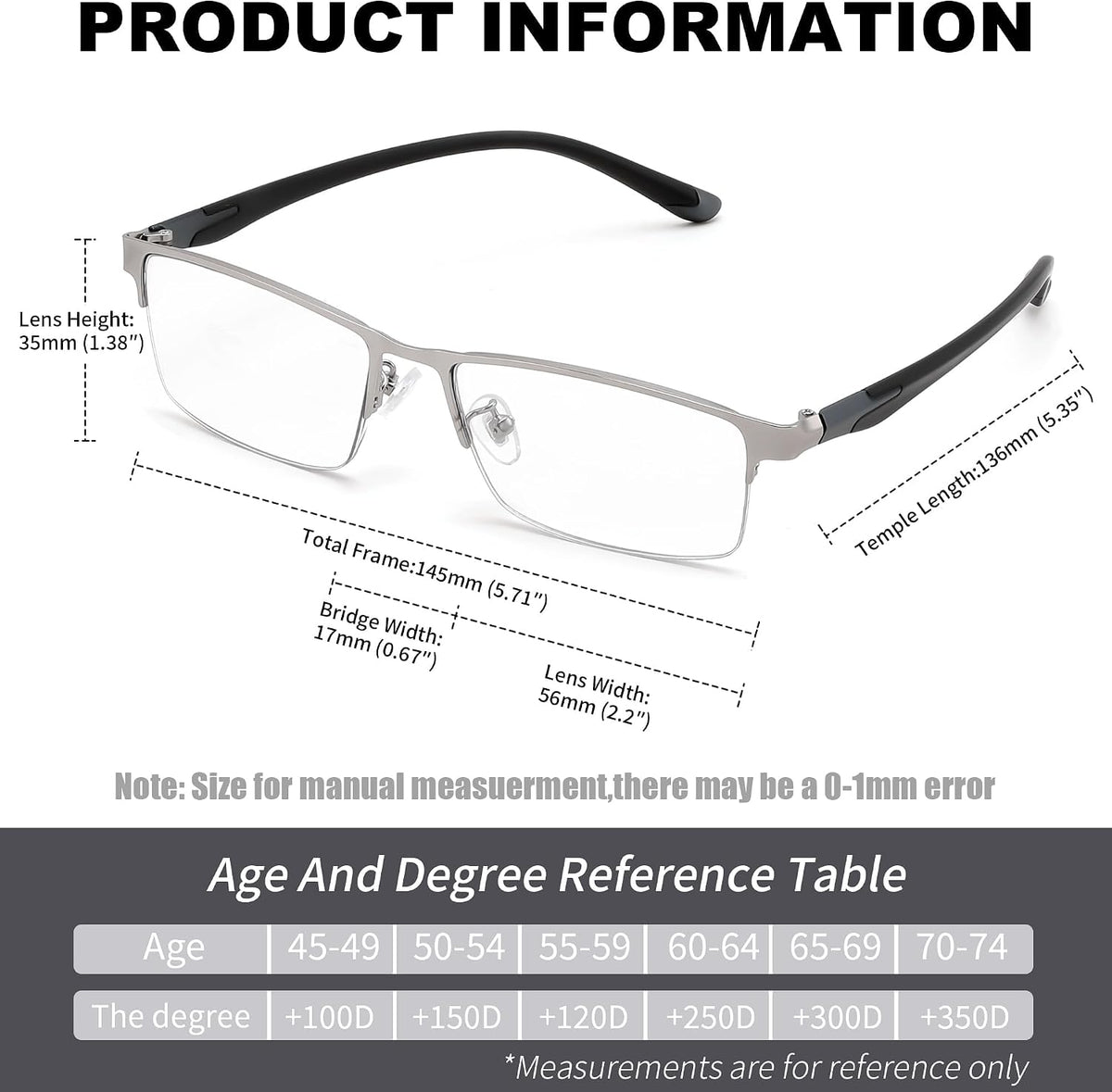 ÉÌƷͼƬ 17 | B0GKND8PKN | FEISEDY Photochromic Multifocal Progressive Reading Glasses B1388