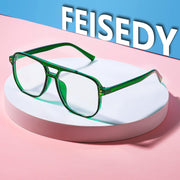 ÉÌƷͼƬ 63 | B0C6ZZXZ3F | FEISEDY Blue Light Glasses for Women Men Oversized Pilot Lightweight B2866
