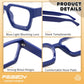 商品图片 35 | B0DXDYMMPM | FEISEDY Retro Blue Light Blocking Glasses for Women Men 90s Classic Rectangle Frame Thick Chic Computer Eyeglasses B2383R
