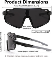 ÉÌƷͼƬ 54 | B0D6XZ67Q2 | FEISEDY Kids Teens Baseball Polarized Sunglasses Lightweight Frame UV400 Sports Cycling Shades for Boys Girls B0190