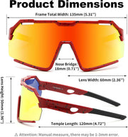 ÉÌƷͼƬ 19 | B0F32C9J2Q | FEISEDY Polarized Kids Sunglasses Youth Sports Cycling Shades,UV400 Protection For Teens Baseball Tennis Sunglasses B0092