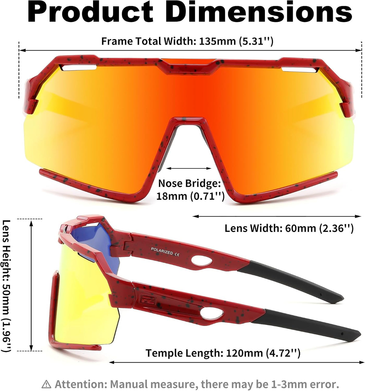ÉÌƷͼƬ 19 | B0F32C9J2Q | FEISEDY Polarized Kids Sunglasses Youth Sports Cycling Shades,UV400 Protection For Teens Baseball Tennis Sunglasses B0092