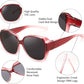 商品图片 12 | B0CPJ88KXS | FEISEDY Fit Over Glasses Sunglasses Polarized for Women Sunglasses Over Prescription Glasses Oversized UV Protection B1114