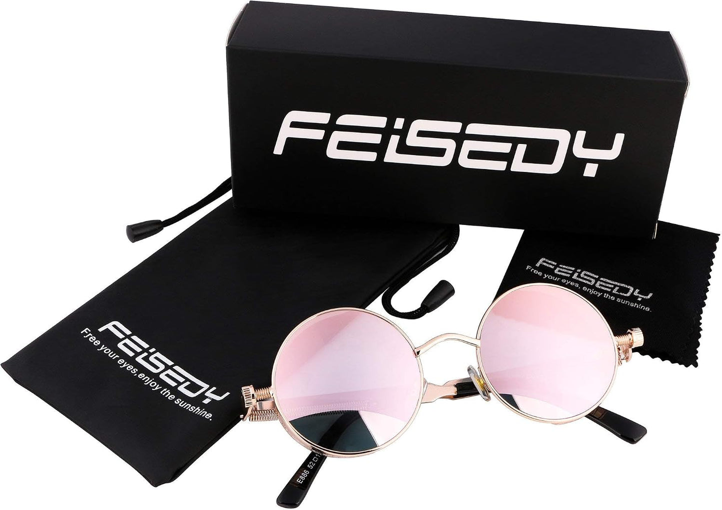 商品图片 49 | B06XY36GDW | FEISEDY Retro Gothic Steampunk Sunglasses For Men Women