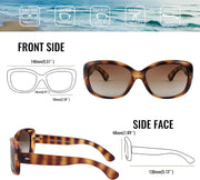ÉÌƷͼƬ 36 | B094CJFYW6 | FEISEDY Vintage Square Polarized Sunglasses for Women Men Havana Thick Wrap Around Sun Glasses UV400 B2703