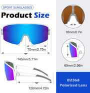 ÉÌƷͼƬ 14 | B0CTT71RHP | FEISEDY Polarized Sports Sunglasses for Men Women Youth Cycling Glasses Baseball Softball Sunglasses B2368