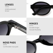 ÉÌƷͼƬ 11 | B0H1WBQD3Y | FEISEDY Retro Oval Y2K Polarized Sunglasses for Women Men B0442