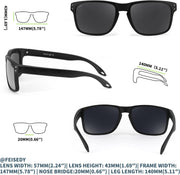 ÉÌƷͼƬ 28 | B09P11P3PC | FEISEDY Polarized Sports Sunglasses for Men Women, Classic Fishing Driving Cycling Goggles, UV400 Protection B2234