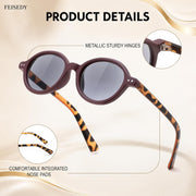 ÉÌƷͼƬ 41 | B0GYW69THN | FEISEDY Reading Glasses for Women Men Retro Oval Reader Sunglasses B1379