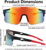 ÉÌƷͼƬ 42 | B0DB5PJ1BJ | FEISEDY Cycling Glasses Sports Sunglasses for Men Women, Youth Kids Baseball Softball Running Sunglasses B0223