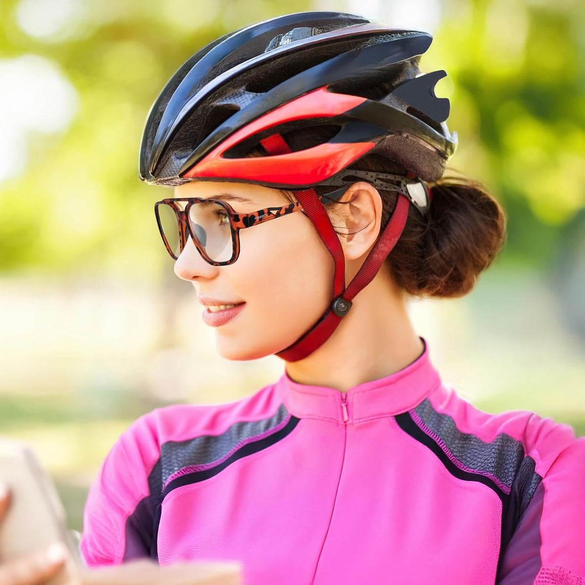 ÉÌƷͼƬ 27 | B0DR831C71 | FEISEDY Sports Blue Light Glasses for Men Lightweight Anti Slip Running Cycling Square Glasses Computer Eyeglasses B0156