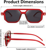 ÉÌƷͼƬ 101 | B09YTJ4FQZ | FEISEDY Vintage Square 70s Flat Aviator Sunglasses Women Men Classic Retro Stylish Frame UV400 Sunglasses B2622