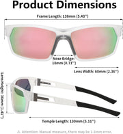 ÉÌƷͼƬ 13 | B0CWV23RCP | FEISEDY Polarized Sports Sunglasses for Men Women Youth Baseball Cycling Running Glasses UV400 Protection B0135