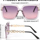 商品图片 33 | B08HVPGJW5 | FEISEDY Sunglasses Womens Trendy, Oversized Square Shades, Pearl Inlay Cat Eye Frame UV400 Protection B2625