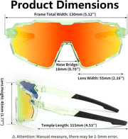 ÉÌƷͼƬ 30 | B0D6XZ67Q2 | FEISEDY Kids Teens Baseball Polarized Sunglasses Lightweight Frame UV400 Sports Cycling Shades for Boys Girls B0190